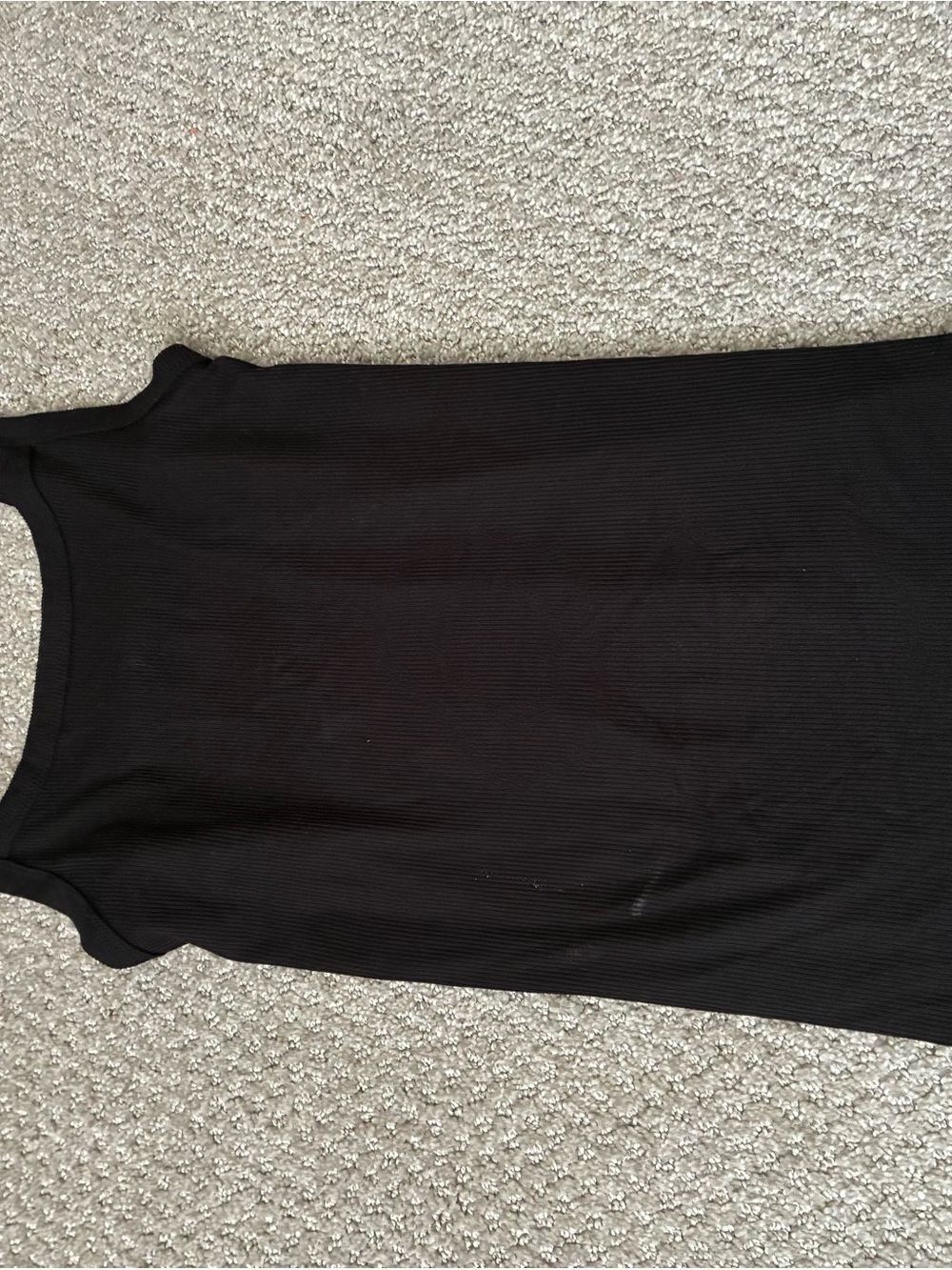 Target Black Ribbed Tank Top